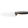 Fiskars Coltello da cucina Santoku, Functional Form, Lunghezza totale: 29 cm, Acciaio inox giapponese/Plastica, 1057536