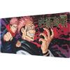 Grupo Erik Tappetino Mouse XXL Demon Jujutsu Kaisen - Tappetino Scrivania Impermeabile e Antiscivolo 80x35 cm | Mousepad, Accessori Gaming per Scrivania | Anime Gadget