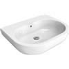 FLAMINIA - PASS LAVABO SOSPESO O DA APPOGGIO 62X48 CM. IN CERAMICA BIANCO PS62L