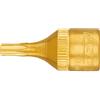 Hazet 8502-T27 Inserto Chiave a Bussola per Giravite Torx, Oro, Attacco Quadro, Cavo, 6.3 mm 1/4 di Pollice