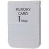 Childhood 1MB Memory Card per Sony Playstation One PS1 Console 1 Mega Memory Card bianca