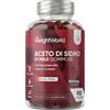 WeightWorld Aceto di Mele la Madre Non Filtrato Vegano, 90 Apple Cider Vinegar Gummy, 5% Acido Acetico, Aceto di Sidro di Mele 1000mg con Vitamina C, Gruppo B12, B6 e B9 (Acido Folico), Senza OGM, Aroma Naturale