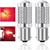 Teguangmei 1156 BA15S P21W 7506 Lampadine LED per Auto Rosso 900LM Super Luminosi 5730 33-SMD LED Freno di Retromarcia Coda Stop Fendinebbia Posteriore Luce di Posizione 12-30V 3.6W- 2Pcs