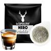 La Capsuleria Caffè NERO, intenso (100 Cialde in Carta) per macchine ESE 44mm, 1 Box da 100 Cialde in bustine salva aroma, gusto deciso e avvolgente, crema densa e persistente (La Capsuleria)