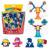 SUPERTHINGS RIVALS OF KABOOM SUPERTHINGS Serie Neon Power, include 1 capitano argento e 2 esoskeletons