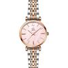 SHENGKE SK Classic Donne Orologi Moda Donne Dress Watch Solido Acciaio Inox Band Cinturino in Vera Pelle (Silver-Rose-Shell)