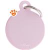 My Family Medaglietta Basic Aluminium Cerchio Piccolo Alluminio Rosa >>>INCISIONE_GRATIS