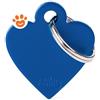 My Family Medaglietta Basic Aluminium Cuore Piccolo Alluminio Blu >>>INCISIONE_GRATIS
