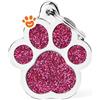 My Family Medaglietta Shine Zampa Grande Glitter Rosa >>>INCISIONE_GRATIS