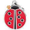 My Family Medaglietta Charms Coccinella Grande >>>INCISIONE_GRATIS