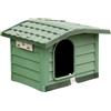 Bama Pet Cuccia per Cani da Esterno Bungalow Verde Bama Pet, grande