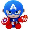 TY T41189 PELUCHE CAPTAIN AMERTICA CM.20