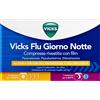 Vicks P&G Vicks Flu Giorno Notte Compresse per Sintomi dell'Influenza e del Raffreddore, 12 Compresse Giorno + 4 Compresse Notte