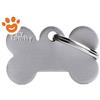 My Family Medaglietta Basic Aluminium Osso Piccolo Alluminio Grigio >>>INCISIONE_GRATIS