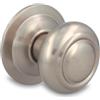 Amig - Pomello Mod. 53 Argentato Rotondo in Ottone con Finitura Cromata Opaca per Porte Esterne d'Ingresso | Diametro Maniglia Ø70 mm · Altezza 73,5 mm | Include Vite e Dado di Fissaggio | Cromo Opaco