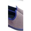 Friulane LE FRIULANE "SCARPETS" COLOR TORTORA CON BORDATURA VIOLA MIS. 36-37