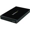 StarTech.com Box Esterno Universale per disco rigido SATA III da 2,5 USB 3.0, Case SSD/HDD portabile SATA 6 Gbps, supporto UASP