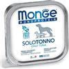 Monge Monoprotein SOLO Patè Grain Free 150 gr - Tonno Monoproteico crocchette cani Cibo Umido per Cani