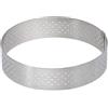 De Buyer circolare in acciaio inox Stampo per torte ad anello perforato, 3099.09, Diametro 24,5 cm