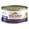 Amicafarmacia Almo Nature HFC Cuisine Cibo Umido Tonno/Pollo/Prosciutto Per Gatti Adulti Lattina 70g