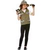 SMIFFYS Kit da esploratore, Marrone, con gilet, cappello, binocolo, passaporto e badge Halloween