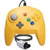 miadore N64 Controller Wired Game Pad Joystick Compatibile con la console N64 (giallo)