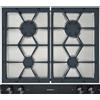 GAGGENAU VG 264 220 Vario Piano Cottura A Gas, Acciaio Inox Larghezza 60 Cm