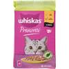 WHISKAS Pranzetti 7+ Pollo con Tacchino in Salsa gr.50 x6. Alimento Umido Per Gatti