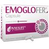 Dymalife Pharmaceutical Emoglofer Integratore a base di Ferro, 30 Capsule