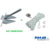 PIMAR KIT ORMEGGIO CIMA CATENA COMPLETO DI REDANCIA E GRILLI + ANCORA DANFORTH