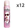 MALIZIA Set 12 Deodorante Donna Lolita 100 Ml. Spray Cura Del Corpo
