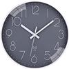 ACCSHINE Orologio da Parete Radiocontrollato 30cm Orologio da Parete Moderno Silenzioso Senza Ticchettio Semplice Classico Orologio al Quarzo per Camera da Letto, Scuola, Ufficio, Soggiorno, Cucina