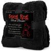 Snug Rug Coperta Divano Coperta Plaid Morbida Sherpa Edizione Speciale Coperta in Pile Morbidissimo Pregiato 127 x 178 cm (Nero)