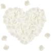 UUEMB 2000 Pezzi Petali di Rosa, Petali di Rosa Seta Artificiale Bianco Latte Insapore per San Valentino Proposta Anniversari di Matrimonio Regalo Compleanno Decorazione
