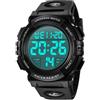 BEN NEVIS Orologio Digitale da Uomo Orologio Sportivo Militare 5ATM Impermeabile Cronografo Militare Orologio da Polso per Uomo con Retroilluminazione a LED Sveglia Data/Antiurto