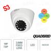 Dahua HAC-HDW1000R-S3 - Telecamera Dahua 1MP HDCVI con IR Smart 20m, Multi-Formato, Visione Notturna e Installazione Plug&Play