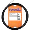 Anguila | Guida Passacava| Terminali Fissi| Monofilamento | Nylon| Colore nero| Diametro 4 mm| 20 metri