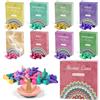 Scent-Hi Coni di incenso 120 (8 x 15 combinazione) Salvia, Lavanda, Violetta, Cannella, Eucalipto, Sandalo, Rainforest per Yoga Aiutandoti a ridurre Lo Stress