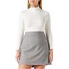 United Colors of Benetton Gonna 4WWDD000W Donna, Tartan Grigio 902, 48