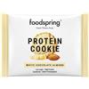 Foodspring Protein Cookie - Protein Cookie al Cioccolato Bianco e Mandorla, 50g
