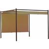 VESTIAMO CASA GIARDINO - Gazebo Pergola Orientabile Telo Camel 3x3mt