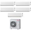 Toshiba CONDIZIONATORE TOSHIBA PENTA SPLIT SHORAI EDGE 7000+7000+7000+9000+12000 BTU WIFI INVERTER RAS-5M34U2AVG A++