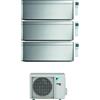 Daikin CONDIZIONATORE DAIKIN STYLISH TOTAL SILVER WI-FI TRIAL SPLIT 7000+9000+9000 BTU INVERTER GAS R-32 3MXM52A A+++