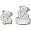 Nenè BOMBONIERA NASCITA BATTESIMO LAMPADA ORSETTO CON LUCI LED