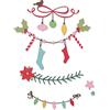 Sizzix Thinlits Die Set di 14 bordi natalizi