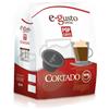 Pop Caffè Capsule E-Gusto Cortado compatibile con le Macchine da Caffè a marchio Nescafé® Dolce Gusto® Conf 16 Pz