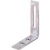 Alberts GAH-ALBERTS, Set di squadrette di regolazione con foro oblungo, superficie zincata, 65 x 80 x 20 mm, 25 pz. - 332808