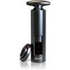 Qpractiko - Cavatappi Vino Manuale Rolling | Design 2 in 1 con Tagliacapsule | Ergonomico e Compatto | Cavatappi Vino Automatico | Alta Qualità | Facile da Usare, Nero, ABS