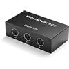 DigitalLife 2-In/1-Out MIDI Merge Box -(Interfaccia MIDI a 5 Pin DIN, MERGE-2)