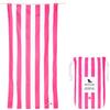 Dock & Bay Telo Mare - Asciugatura Rapida, Senza Sabbia - Compatto, Leggero - Materiali Riciclati al 100% - Include Custodia - Cabana - Phi Phi Pink, Large (160x90cm, 63x35)
